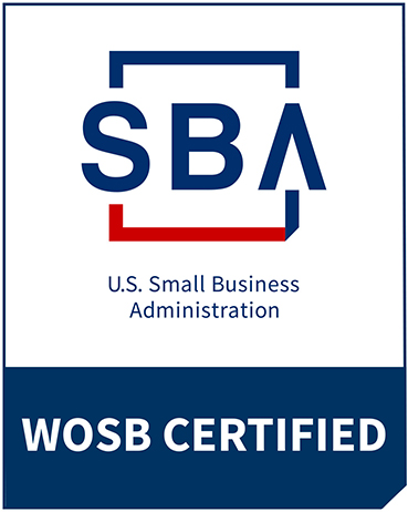 WOSB-Certified Woman Owned Small Business logo